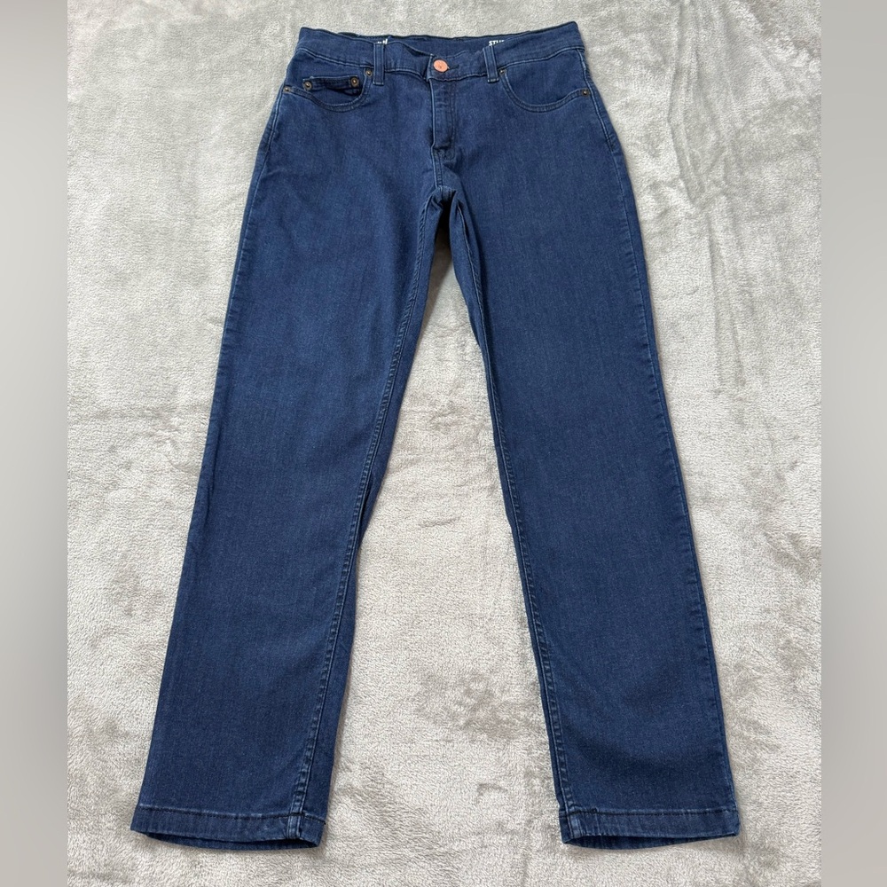 Mugsy Jeans Mens 30x30 Blue Studio Blues Slim Tapered Fit Stretch